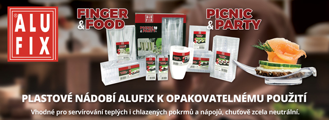 Alufix plastové nádobí na párty a catering